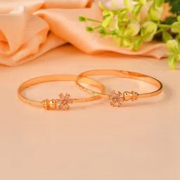 Anouk Set Of 2 Gold-Plated Stones-Studded Bangles-picture-16