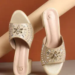 Carlton London Women's Gold Casual Sandals-image-97