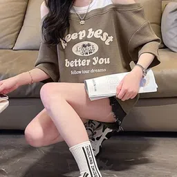 StyleCast x Revolte Typographic Printed Top image 4