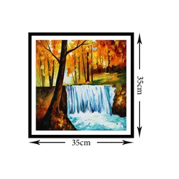 999Store Multicoloured Waterfall Wall Painting image 5