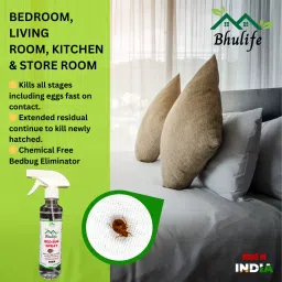 Bhulife 200 ml Each Fresh Fragrance Bedbug Killer Spray (Pack of 2) image 5