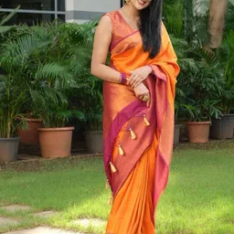 Areca Designer Woven Design Pure Silk Banarasi Saree-picture-25