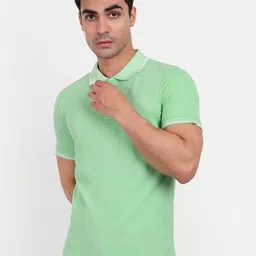 MEGHZ Men Polo Collar Slim Fit T-shirt-picture-31
