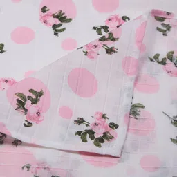 My Milestones Set Of 2 3 In 1 Muslin Swaddle Wrapper image 4