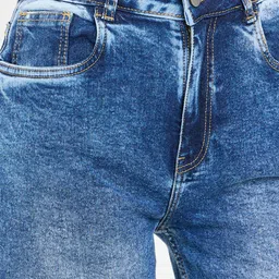 Styli Women Wide Leg Heavy Fade Stretchable Jeans image 4