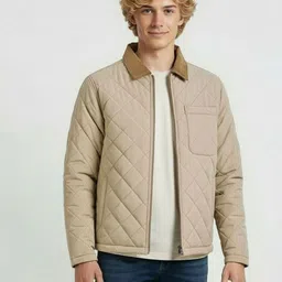 Mast & Harbour Spread Collar Quilted Jacket-picture-26