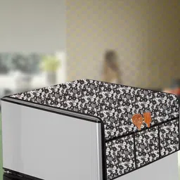 The Furnishing Tree White Plastic Refrigerator Cover-picture-21