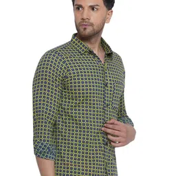 VEERA PARIDHAAN Men Opaque Printed Casual Shirt image 5