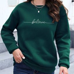 KASHIAN Women Typography Printed Pullover Sweatshirt-picture-39