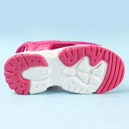 Cute Walk by Babyhug Velcro Closure Sandals - Fuchsia image 5
