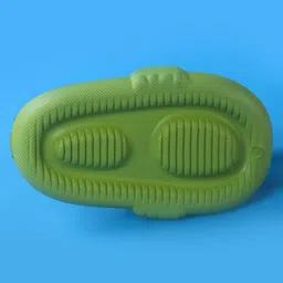 Oh! Pair Slip On Sliders with Dino Applique - Green image 5