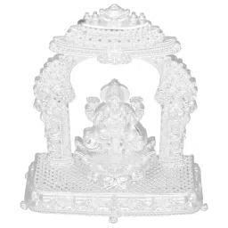 Sri Jagdamba Pearls 800 Silver Temple Laxmi Idol - 67 gm image 3