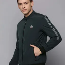 showoffff SHOW OFF Teal Blue Regular Fit Jacket image 3