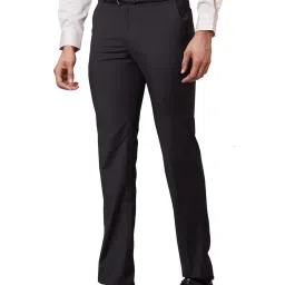 Raymond Black Slim Fit Trousers image 3