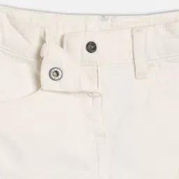 Miniklub White Woven Regular Shorts image 3