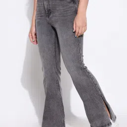 showoffff SHOWOFF Grey Solid Jeans image 3