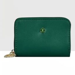 Esbeda Green Solid Small Card Holder-picture-8