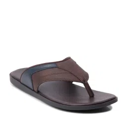 ID Men's Brown Thong Sandals image 3