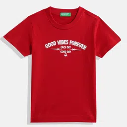 United Colors of Benetton Typography Printed Pure Cotton T-shirt-picture-33