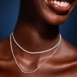 Accessorize London Silver-Plated Choker Necklace image 3