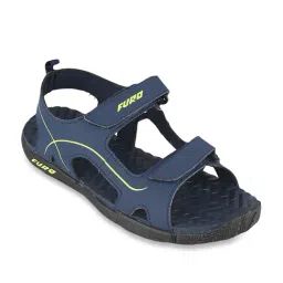 Furo by Red Chief Men's Navy Floater Sandals-image-25