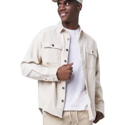 Forever 21 Cream Cotton Regular Fit Jacket-picture-16