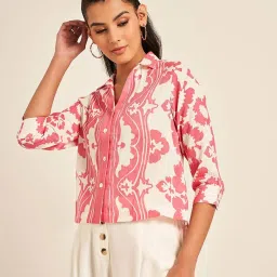Akkriti by Pantaloons Pink Printed Tunic image 3