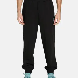 Puma Black Relaxed Fit Joggers-image-40