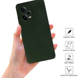 Sprig Liquid Silicone Back Cover for REDMI NOTE 12 PRO PLUS (Green) image 2