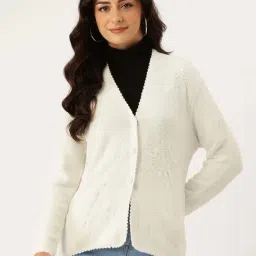 Apsley White Regular Fit Embellished Cardigan-picture-19