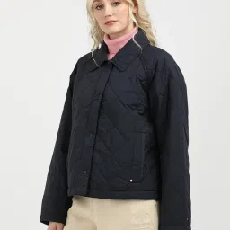 TOMMY HILFIGER Navy Regular Fit Quilted Jacket image 3