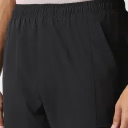 Van Heusen Black Regular Fit Trackpants image 4