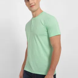 Allen Solly Green Regular Fit T-Shirt image 3