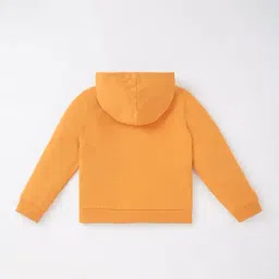 Ed-a-Mamma Kids Orange Cotton Regular Fit Full Sleeves Jacket image 2
