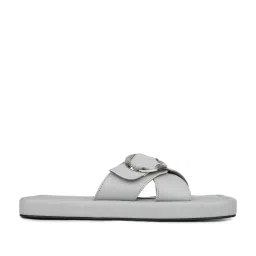 Inc.5 Women's Grey Cross Strap Sandals image 3