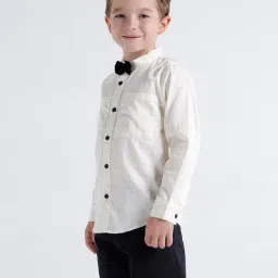 Kate & Oscar Boys Off White Shirt image 3