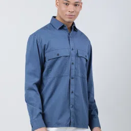 Bene Kleed Blue Relaxed Fit Cotton Shirt image 3