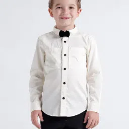 Kate & Oscar Boys Off White Shirt-picture-18