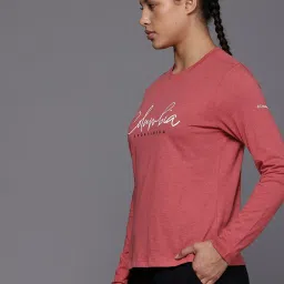 Columbia Red Blended Regular T-Shirt image 3