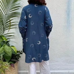 Chidiyaa Shayesta Block Printed Cotton Kurta image 3