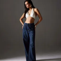Miss Chase Blue Plain Jeans image 3