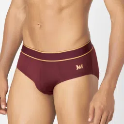 macroman m-series Macroman Brown Polyester Regular Fit Briefs image 3