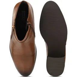 Delize Women's Tan Casual Booties image 3