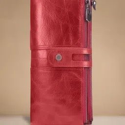 CONTACTS Women Leather Two Fold Wallet with SD Card Holder-picture-13