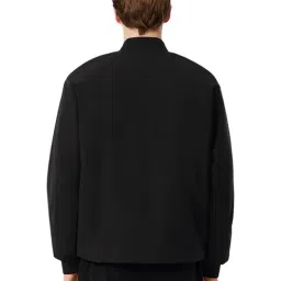 Lacoste Black Quilted Water-Repellent Stretch Bomber Jacket image 2