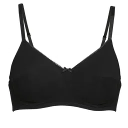 Van Heusen Slim Fit Anti Bacterial Non Padded Solid Magic Fit Bra - Black image 4