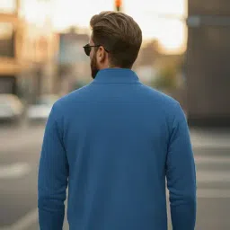 Mack Jonney Blue Regular Fit Sweatshirt image 2