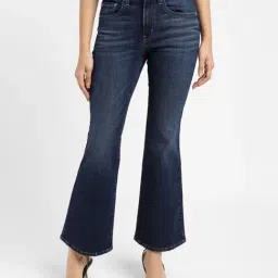 Levi's Dark Blue Cotton Regular Fit Mid Rise Jeans-image-42