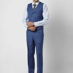 Van Heusen Textured Slim Fit Formal Four Piece Suit image 4