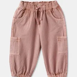 R&B Kids Peach Regular Fit Trousers-picture-18